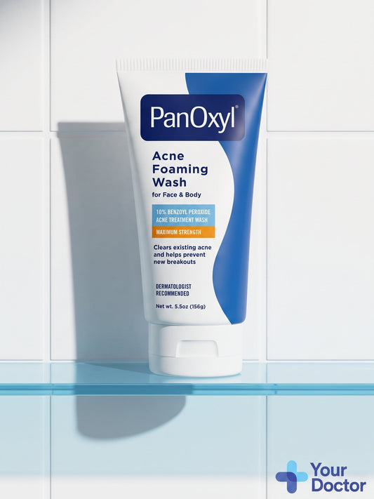 PanOxyl® Acne Foaming Wash, YourDoctor plate