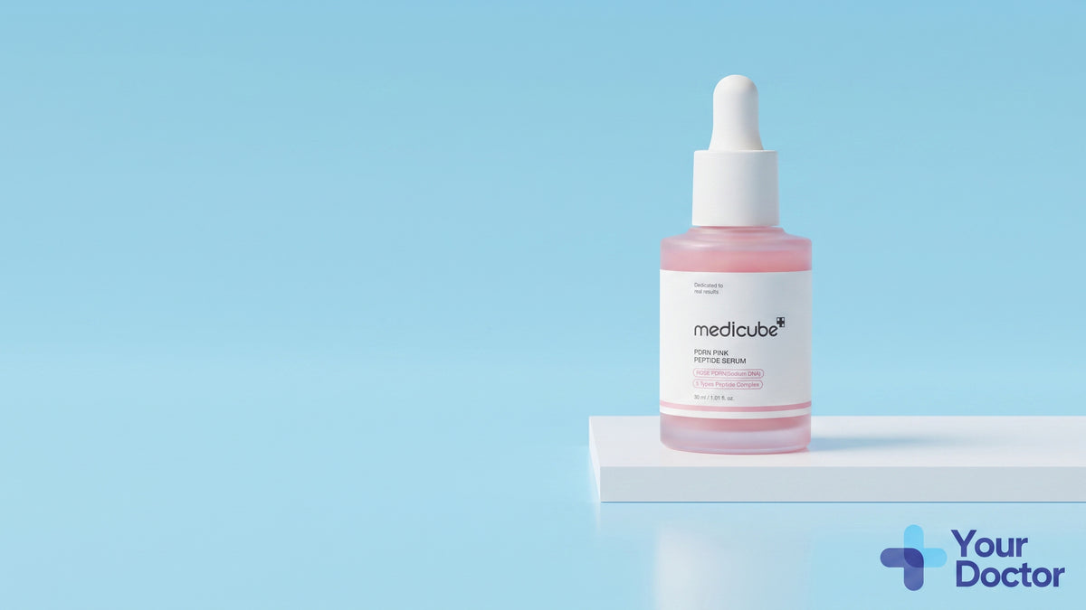 medicube PDRN Pink Peptide Serum, YourDoctor plate