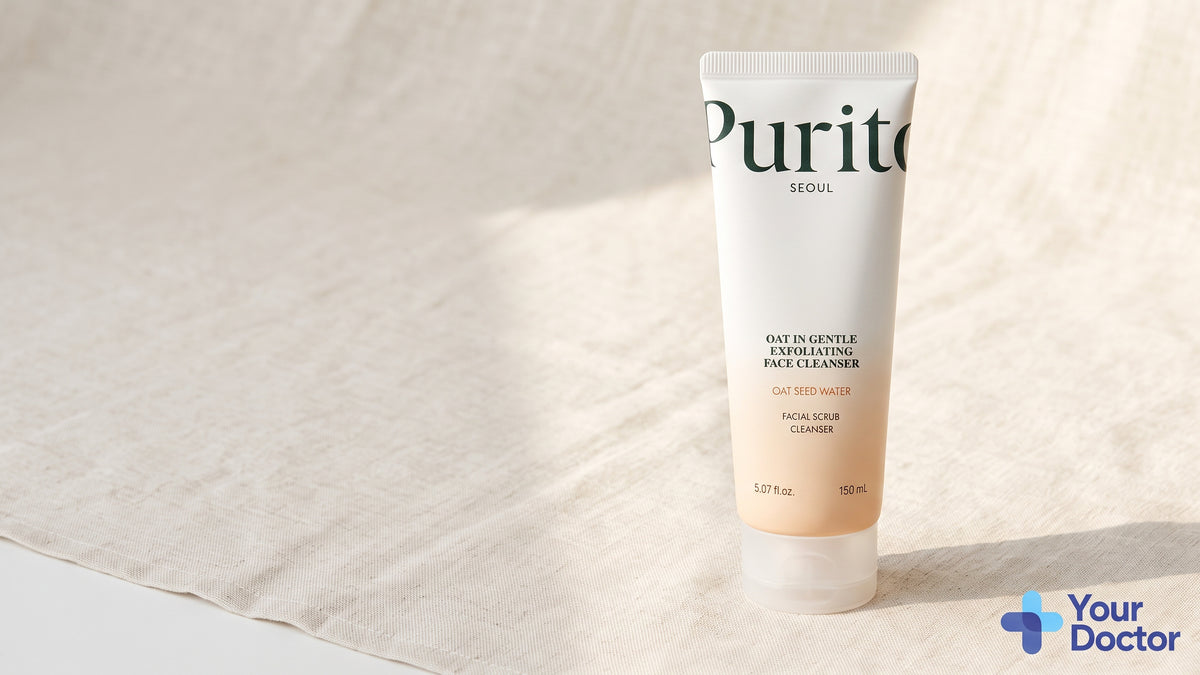 Purito Oat-in Gentle Exfoliating Face Cleanser, YourDoctor plate