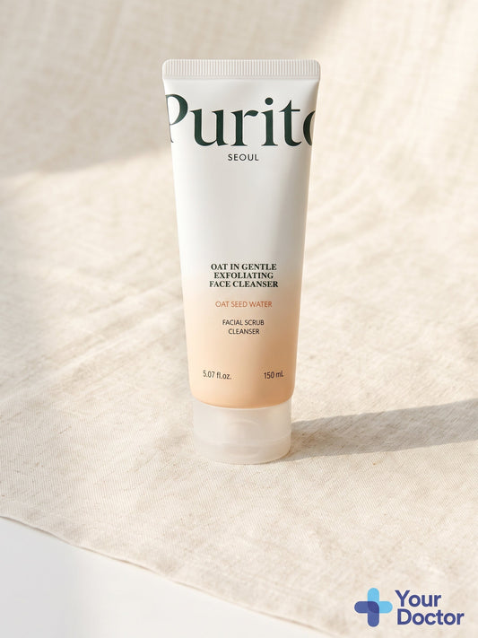 PURITO Oat In Gentle Exfoliating Face Cleanser, YourDoctor plate