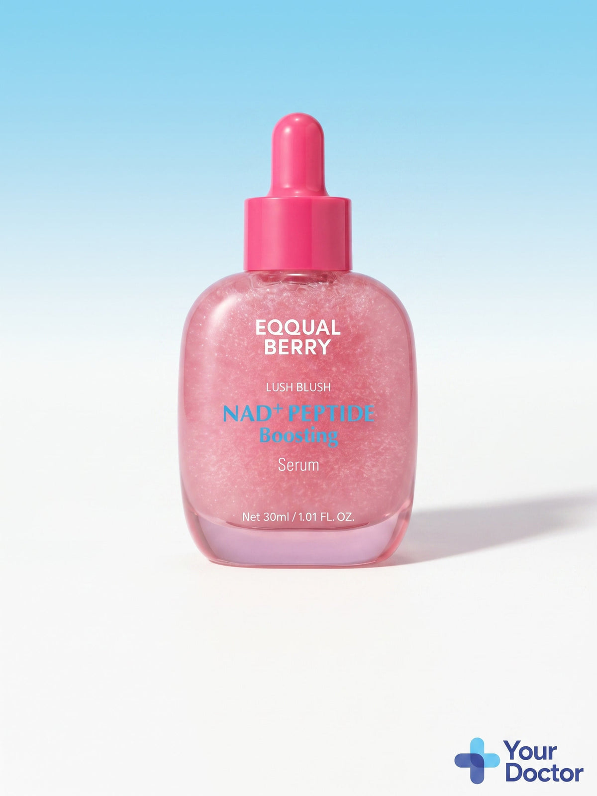 EqualBerry NAD + Peptide Boosting Serum, YourDoctor plate