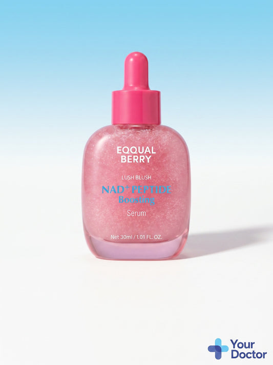 EqualBerry NAD + Peptide Boosting Serum, YourDoctor plate