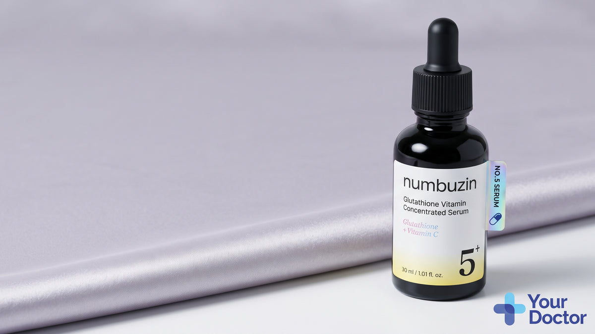 numbuzin No.5 Glutathione Vitamin Concentrated Serum, YourDoctor plate