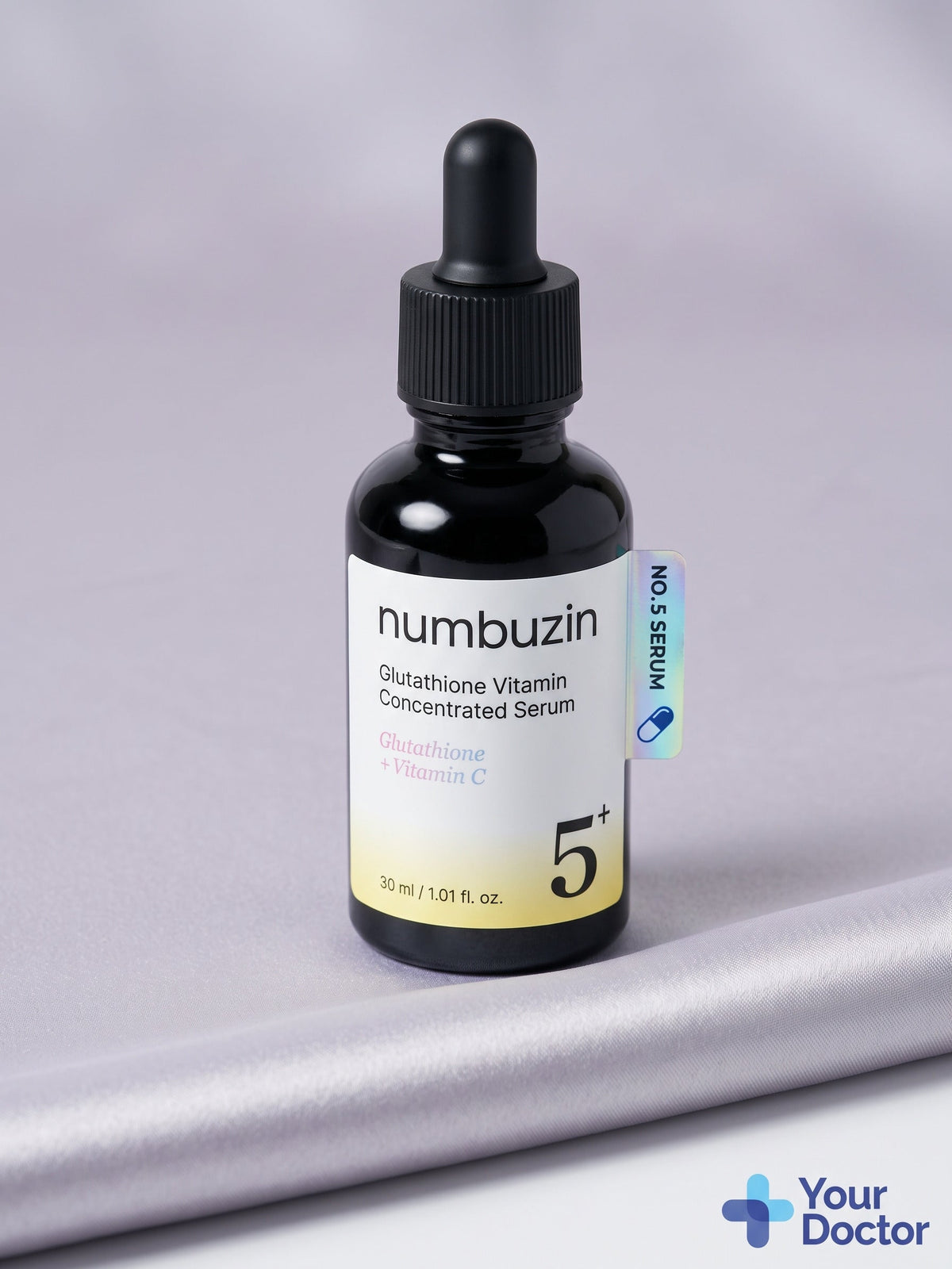 numbuzin No.5+ Glutathione Vitamin Concentrated Serum, YourDoctor plate