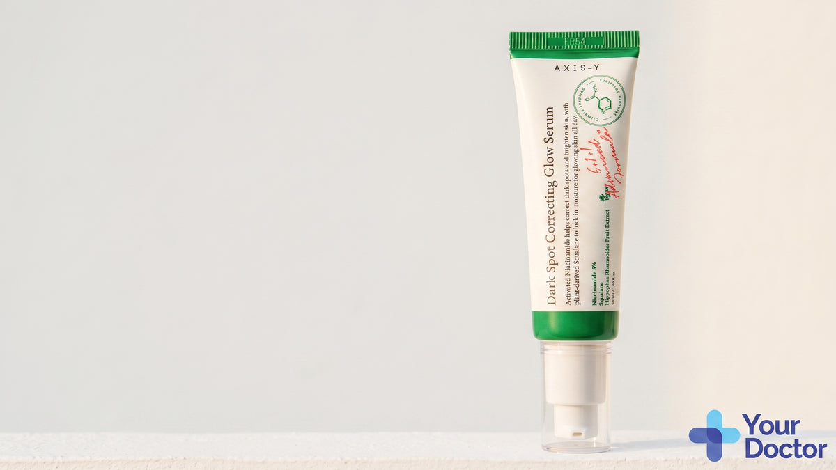 AXIS-Y Dark Spot Correcting Glow Serum, YourDoctor plate
